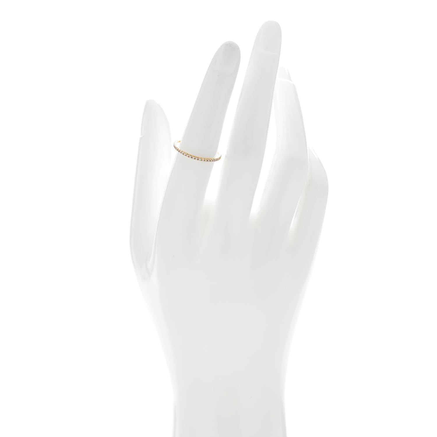 Anita Ko 18K Yellow Gold Diamond Eternity Ring 53 6.5 2 of 4