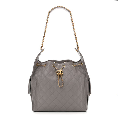 Chanel Caviar Quilted Medium Chanel 25 Handbag Dark Grey 1 of 11