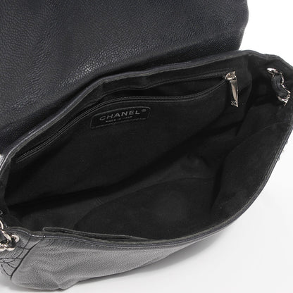 Chanel Caviar Half Moon Large Flap Black 5 of 7