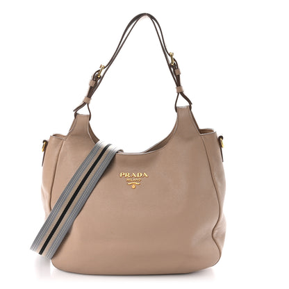 Prada Vitello Daino Hobo Cammeo 1 of 10