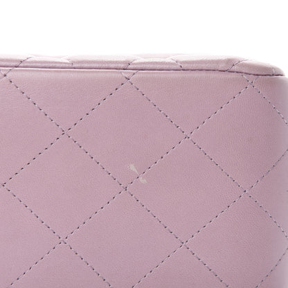 Chanel Lambskin Quilted Jumbo Double Flap Light Pink 8 of 15