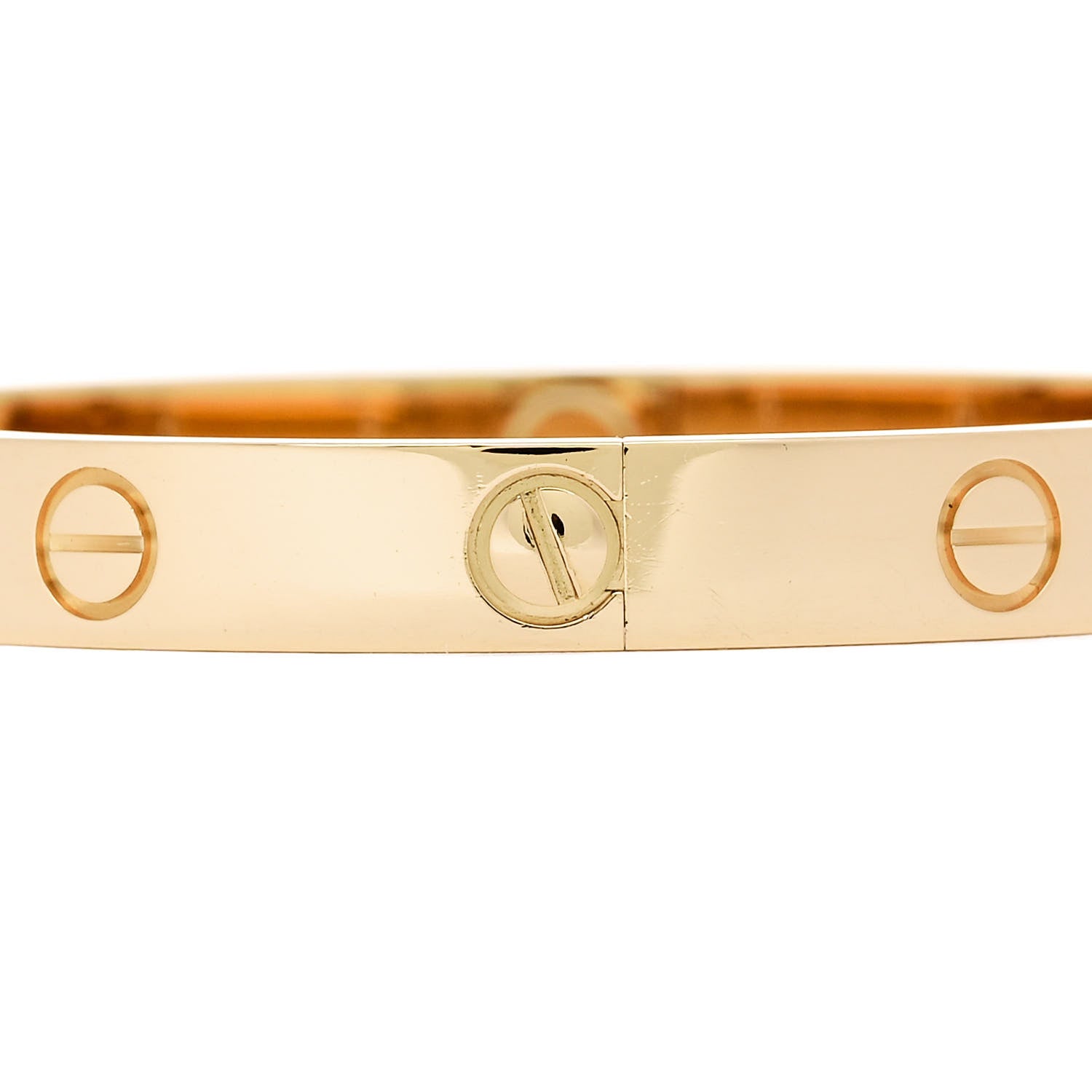 Cartier 18K Yellow Gold 4 Diamond LOVE Bracelet 16 4 of 9