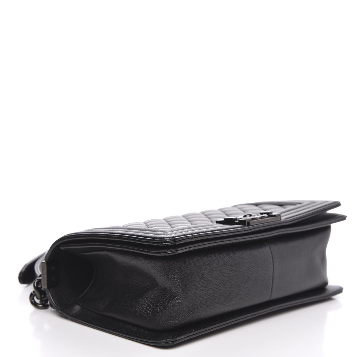Chanel Caviar Quilted Medium Boy Flap So Black 4 of 13