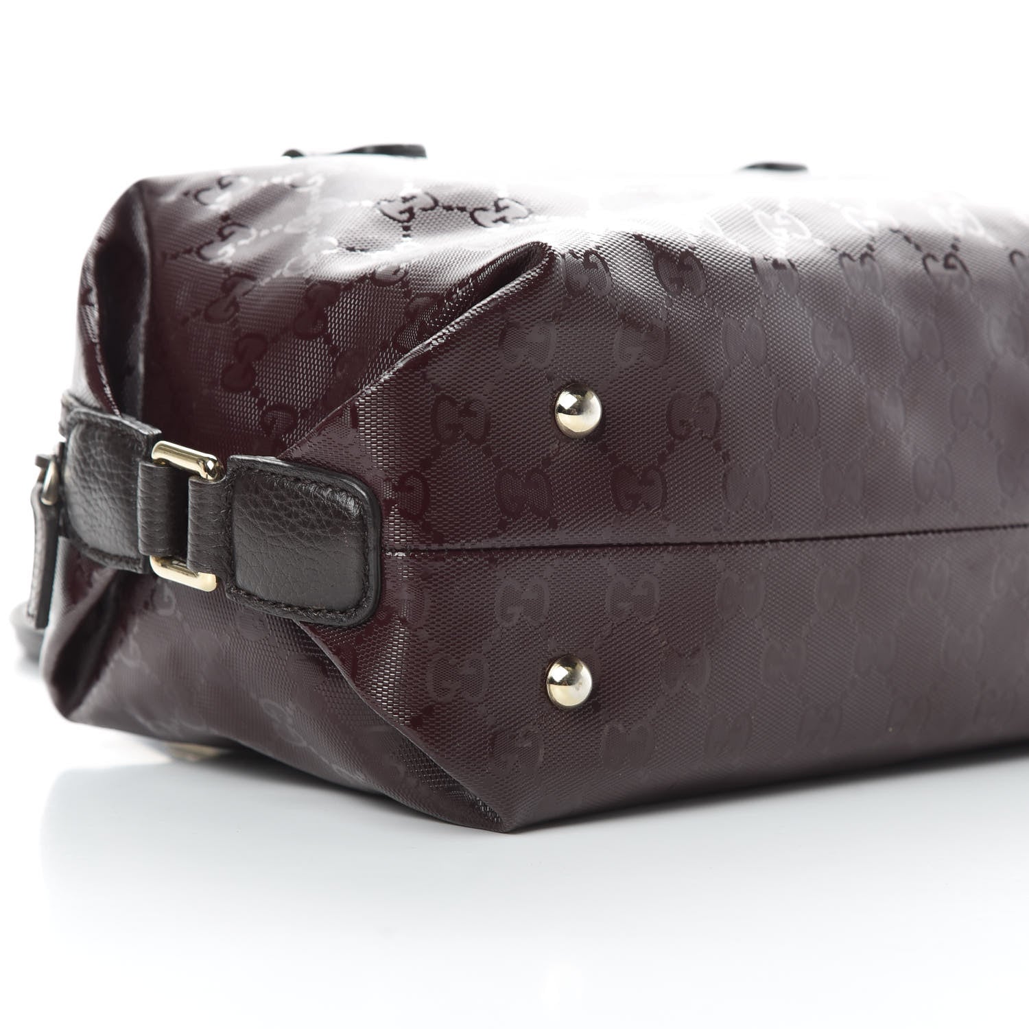 Gucci Imprime Monogram Small Boston Bordeaux 9 of 11