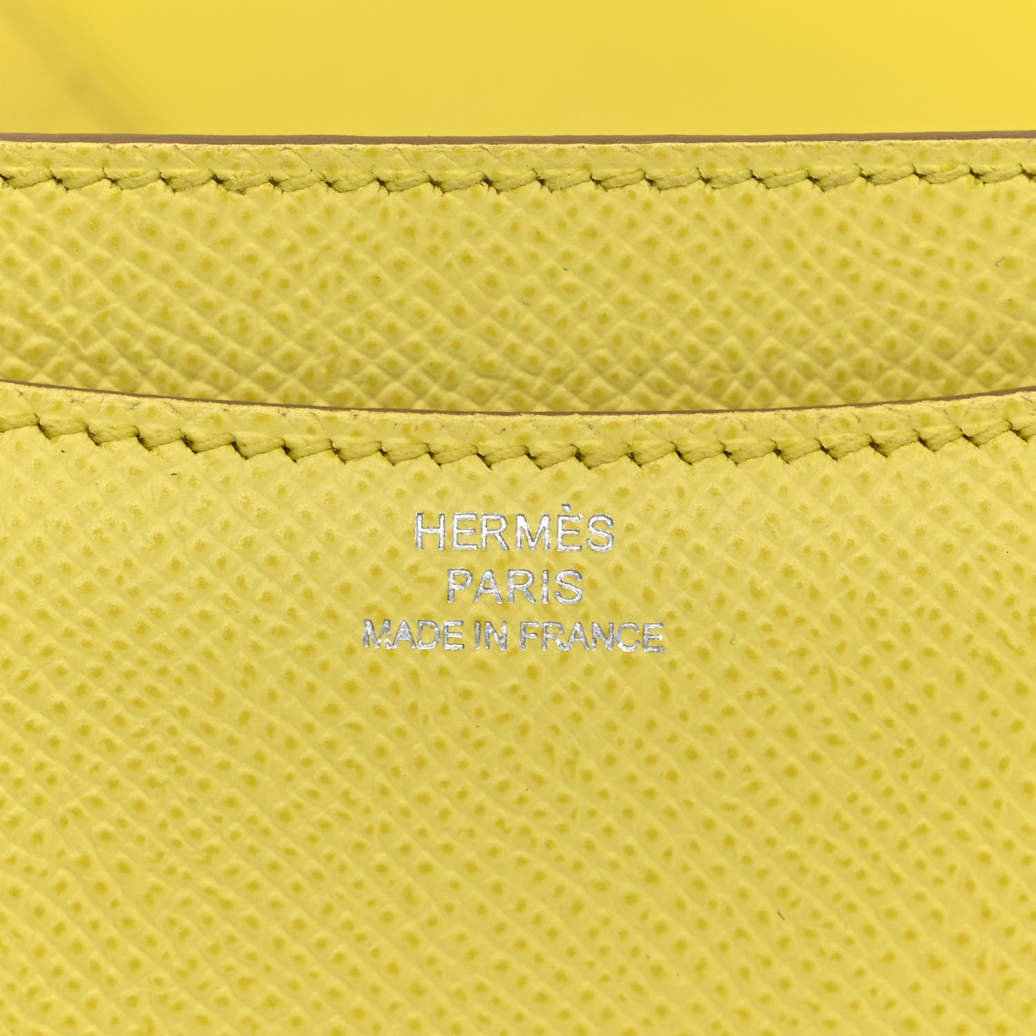 Hermes Epsom Constance 18 Lime 6 of 10