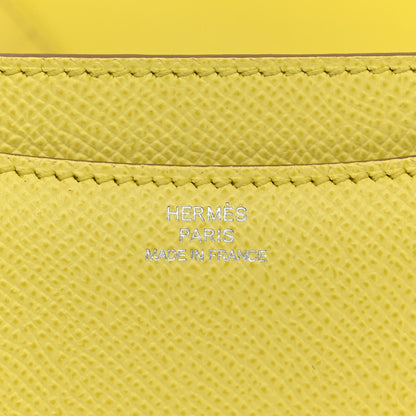 Hermes Epsom Constance 18 Lime 6 of 10
