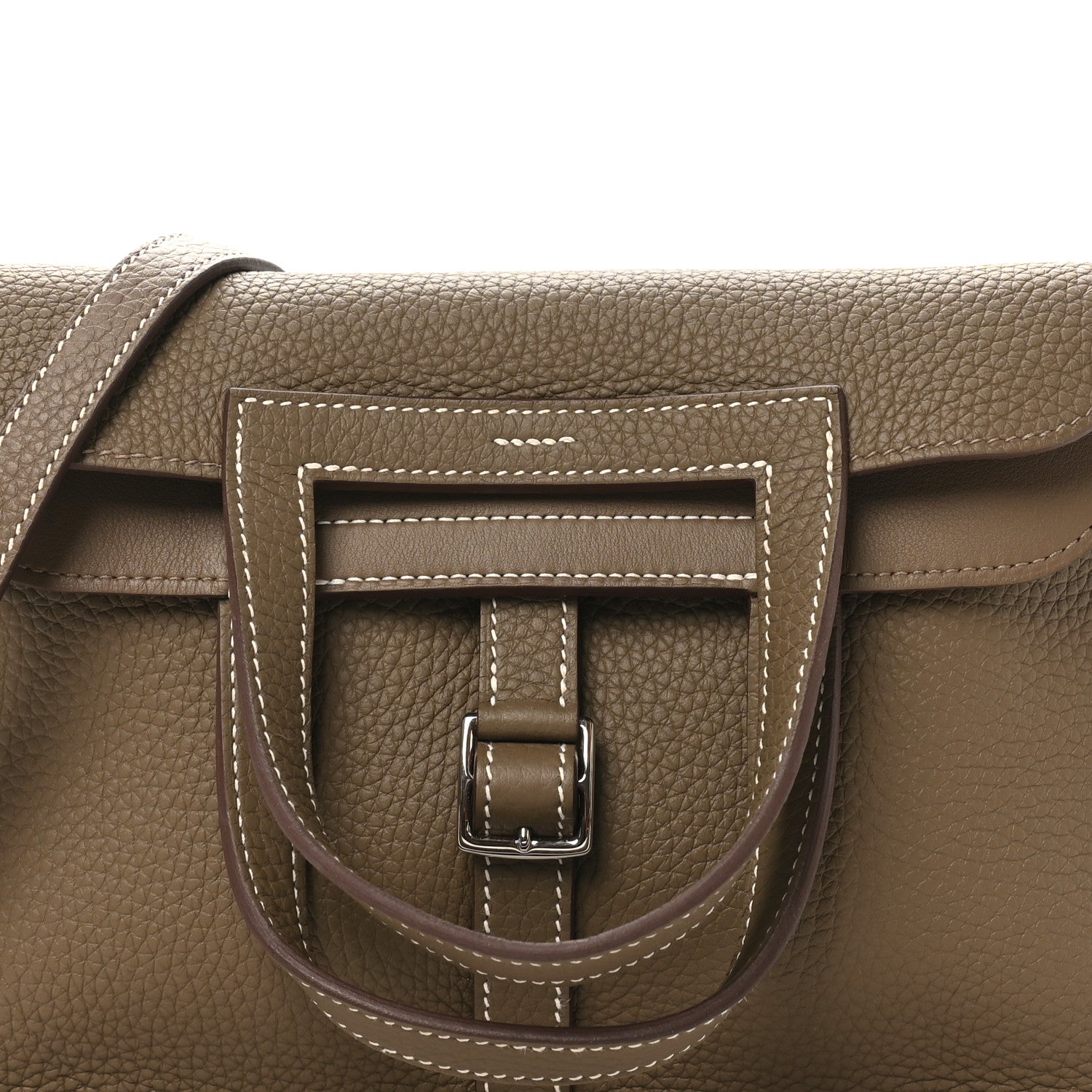 Hermes Taurillon Clemence Halzan 25 Etoupe 1822928 – FASHIONPHILE