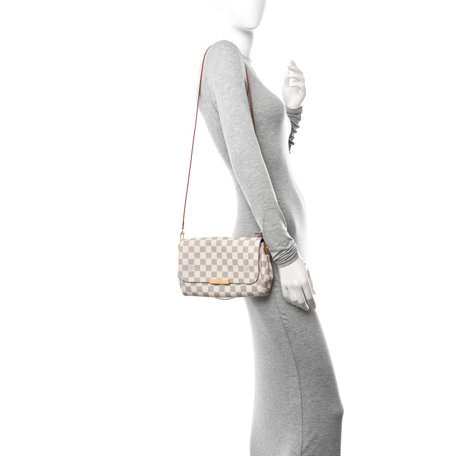 Louis Vuitton Damier Azur Favorite MM 2 of 12
