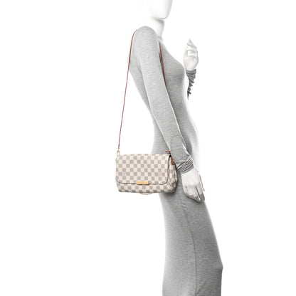 Louis Vuitton Damier Azur Favorite MM 2 of 12