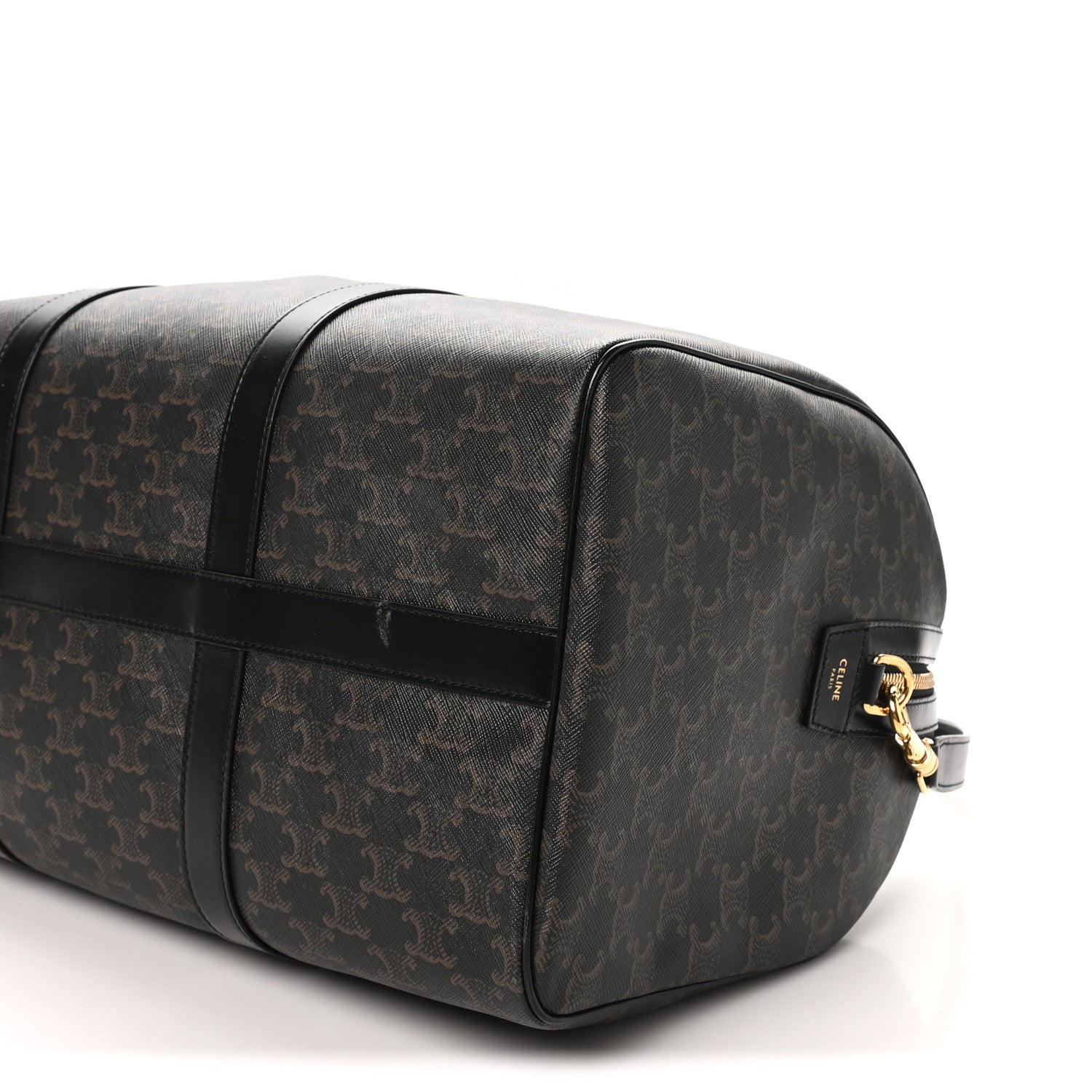 Celine Triomphe Canvas Medium Voyage Duffle Black 8 of 9