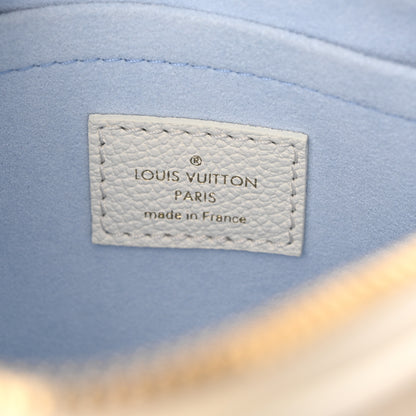 Louis Vuitton Empreinte Monogram Giant Speedy Bandouliere 20 Latte Candy Blue 6 of 11