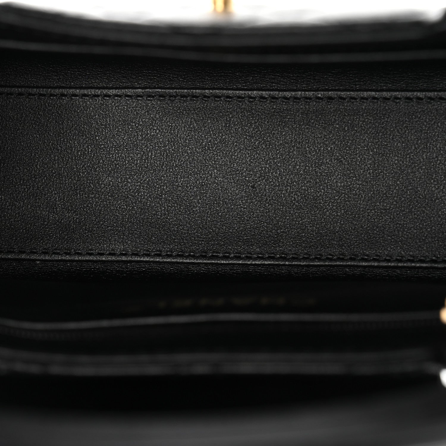 Chanel Shiny Aged Calfskin Quilted Nano Kelly Shopper Black 5 of 10