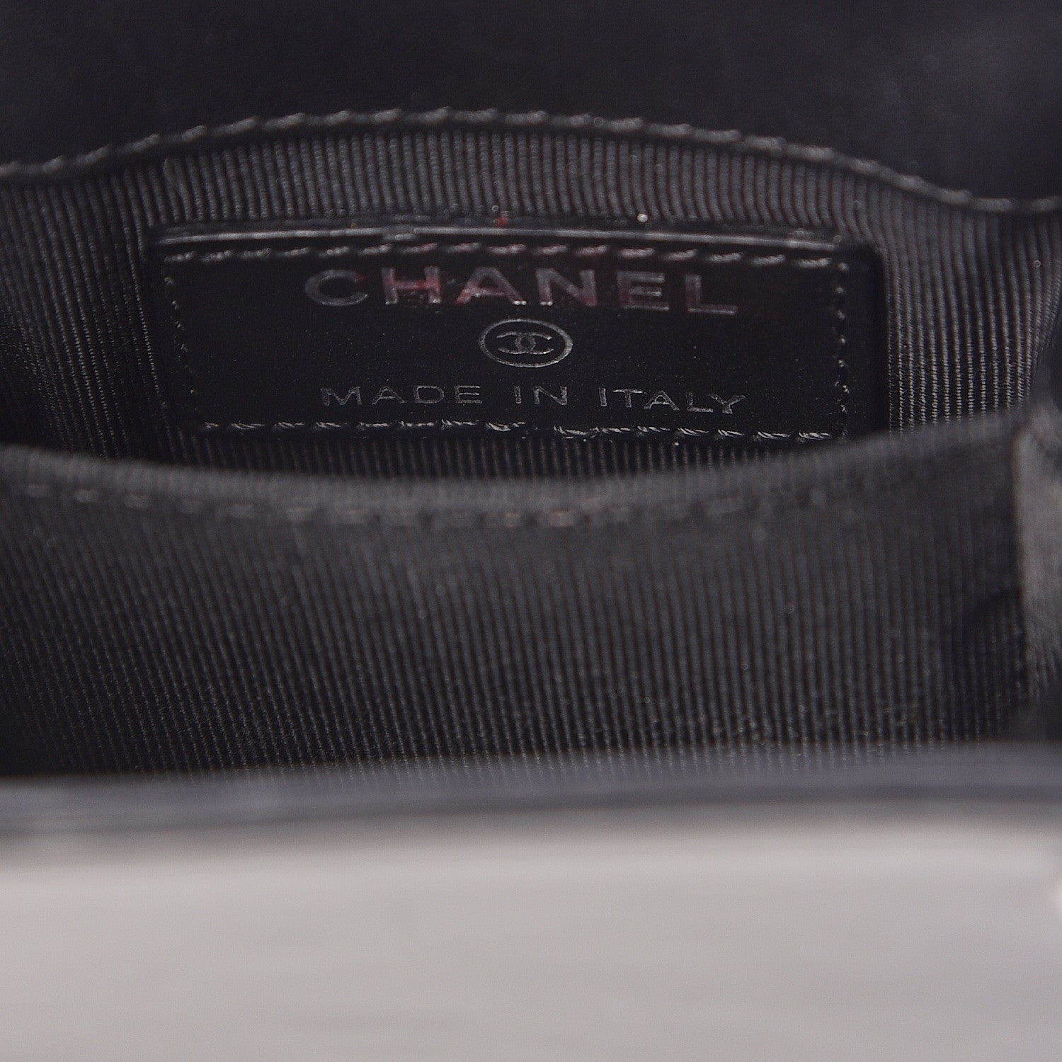 Chanel Patent CC Phone Holder Crossbody Black 6 of 9