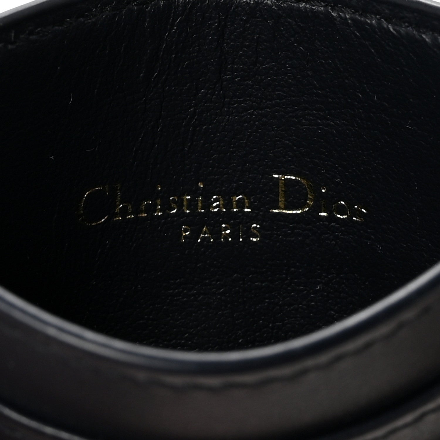 Christian Dior Oblique Calfskin 30 Montaigne Freesia Card Holder Blue 6 of 7