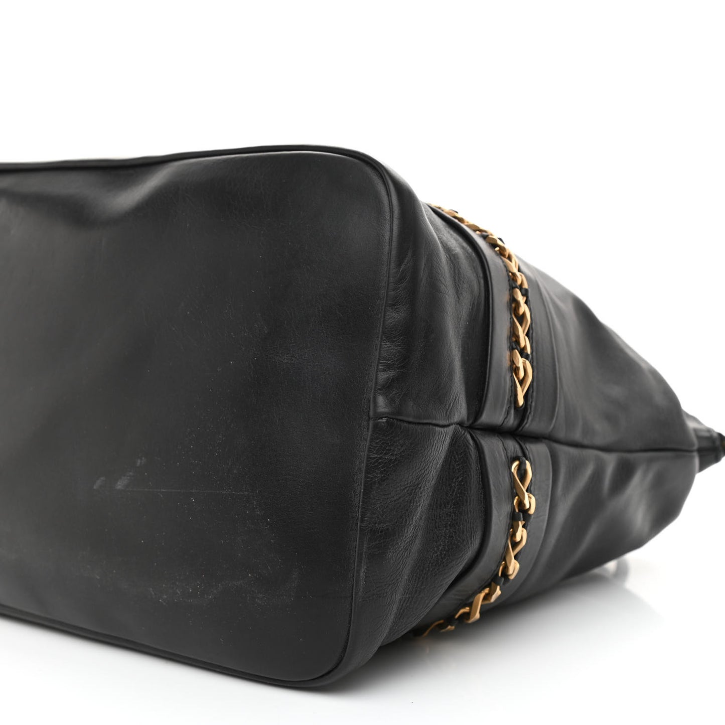 Calfskin Kira Convertible Bowler Bag Black