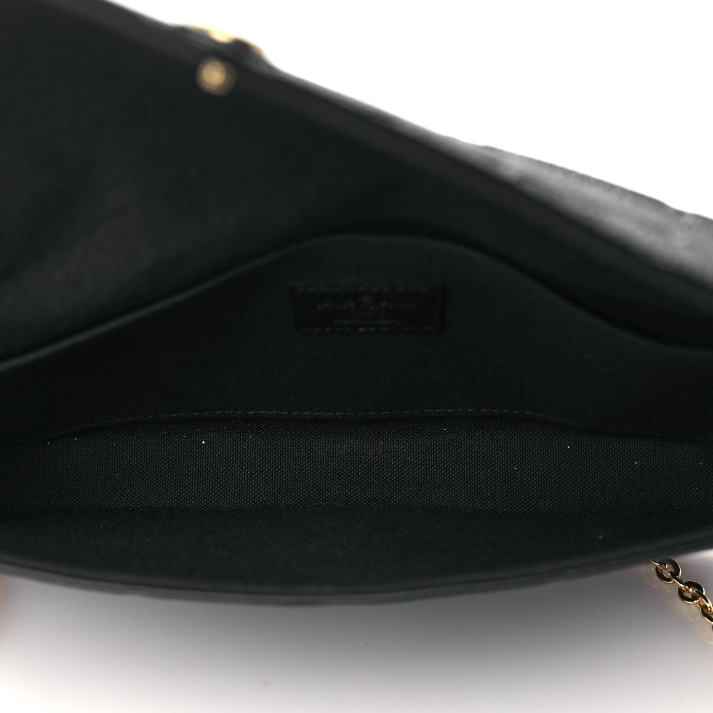 Empreinte Pochette Felicie Chain Wallet Black