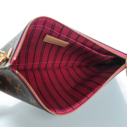 Louis Vuitton Monogram Neverfull MM GM Pochette Pivoine 5 of 7