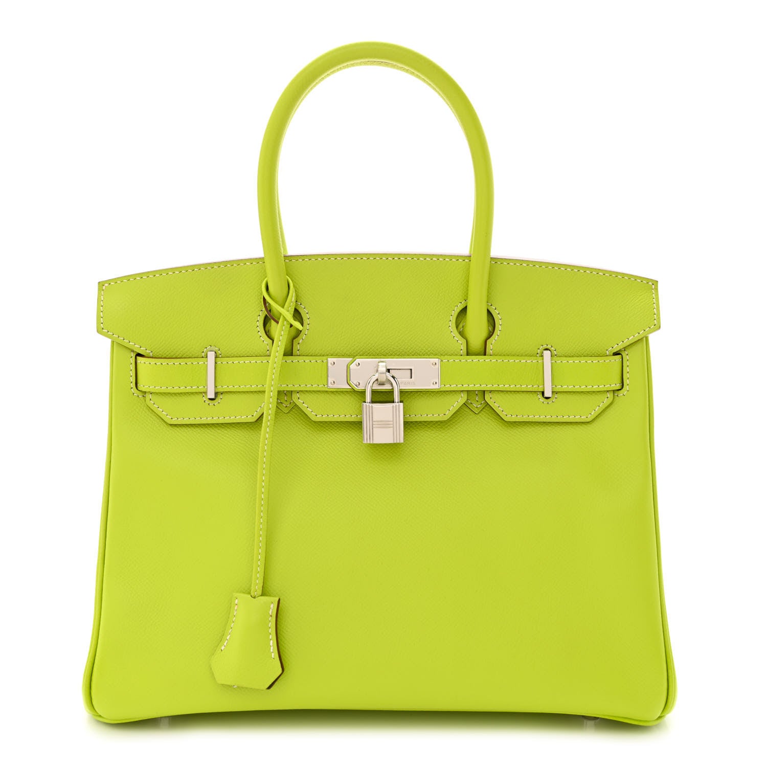 Hermes Epsom Candy Birkin 30 Kiwi Lichen 1 of 15