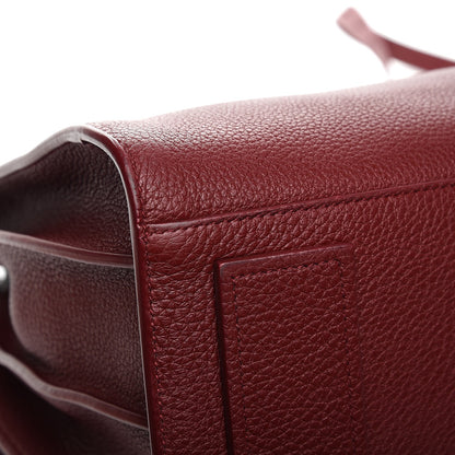 Saint Laurent Grained Calfskin Small Supple Sac De Jour Dark Pallisandre 12 of 13