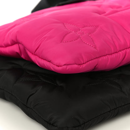 Louis Vuitton Econyl Monogram Pillow Maxi Multi Pochette Accessories Black Fuchsia 12 of 17