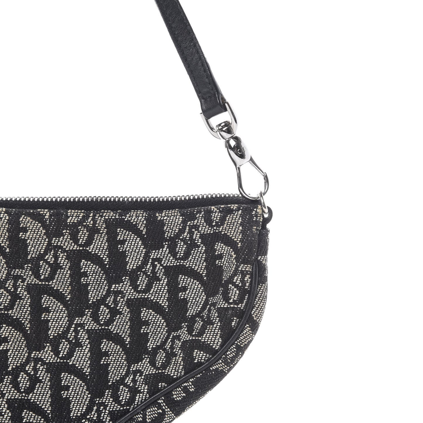 Monogram Mini Saddle Pochette Black