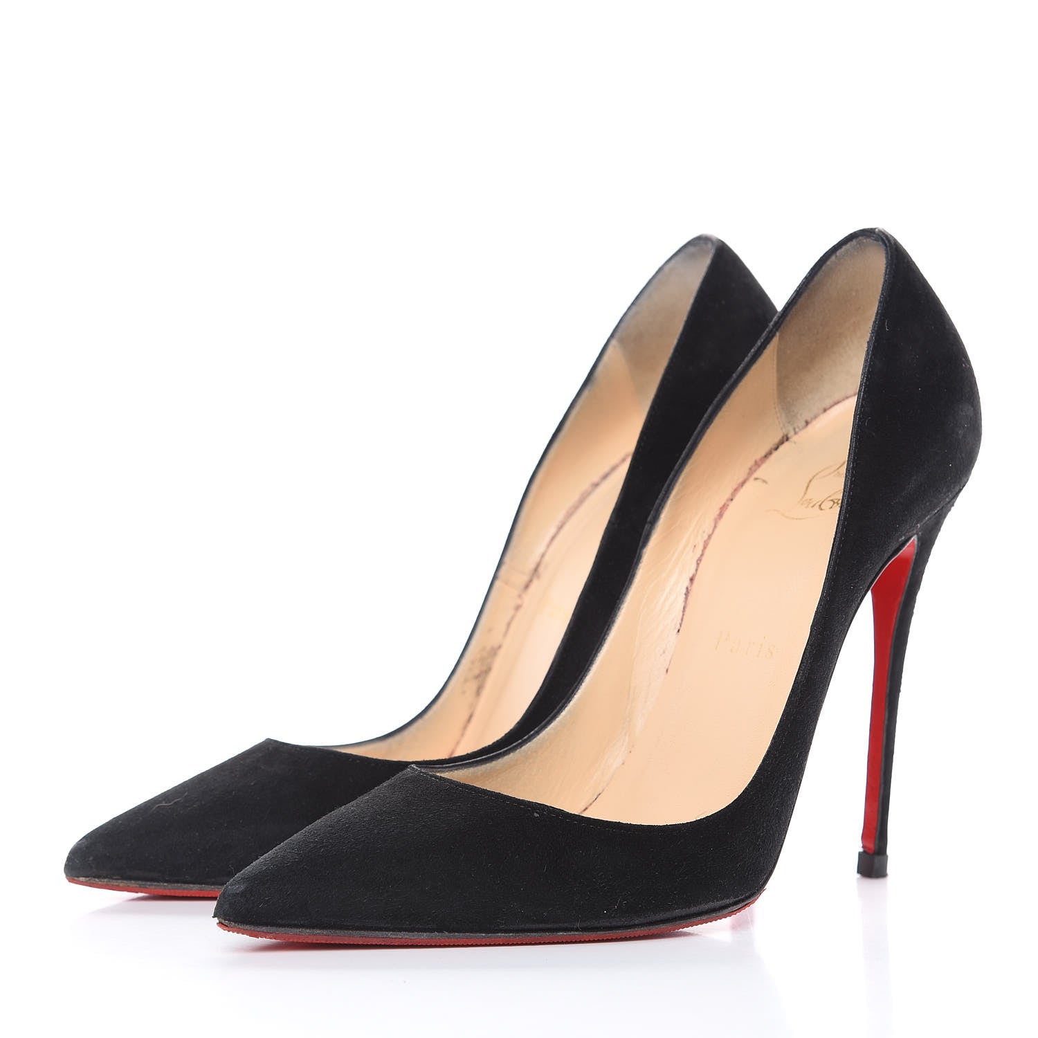 Christian Louboutin Suede So Kate 120 Pumps 37.5 Black 3 of 14