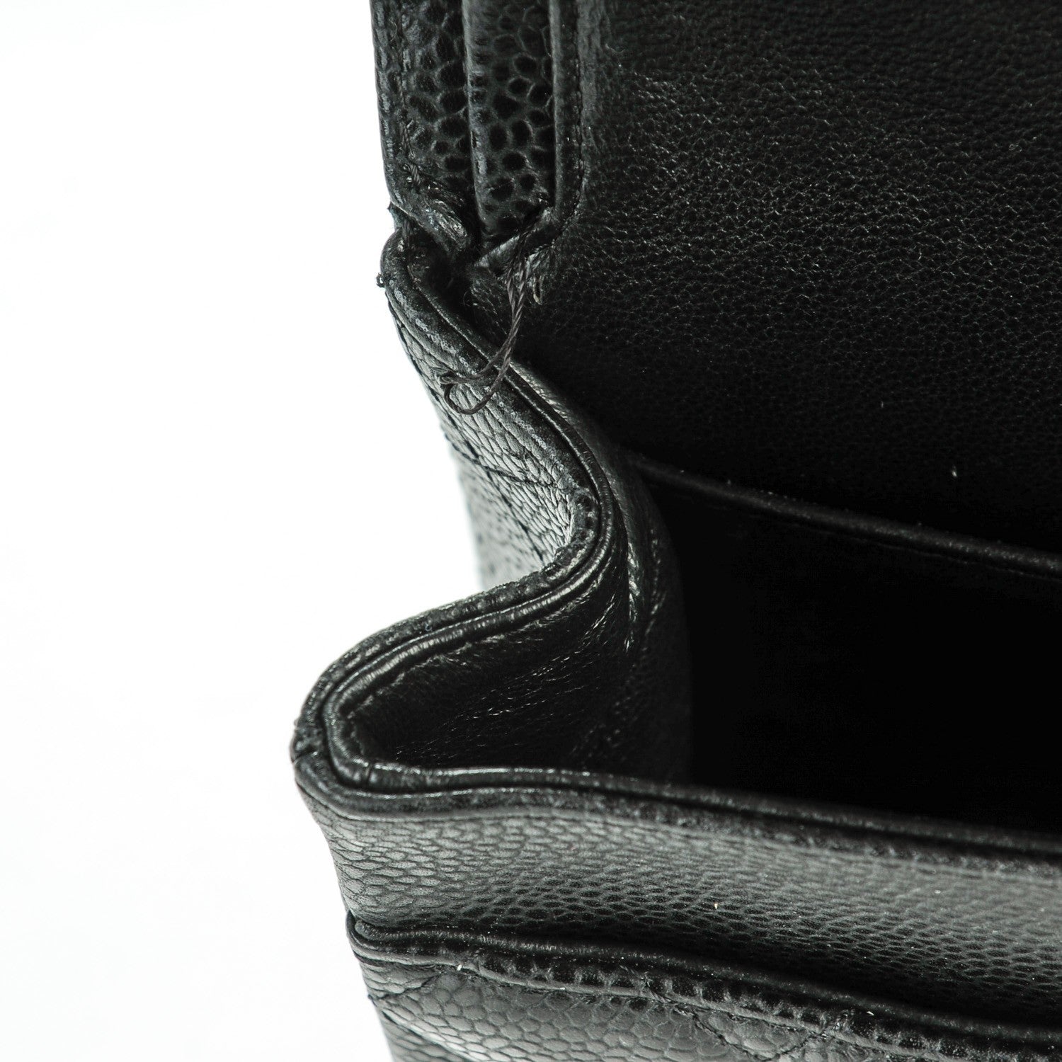 Chanel Caviar Quilted Medium Double Flap Black 7 of 10