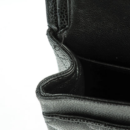 Chanel Caviar Quilted Medium Double Flap Black 7 of 10