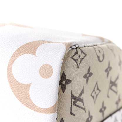 Louis Vuitton Monogram Giant Speedy Bandouliere 30 Kaki Beige 9 of 11