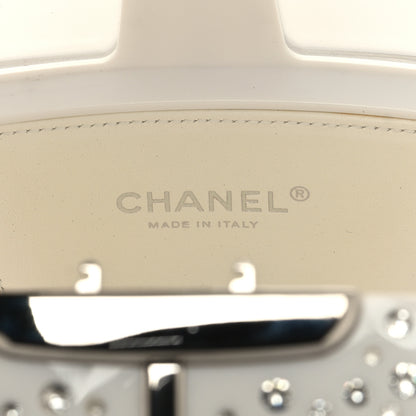 Chanel Lucite Enamel Strass Evening In The Mountain Gondola Minaudiere Clutch White 6 of 11