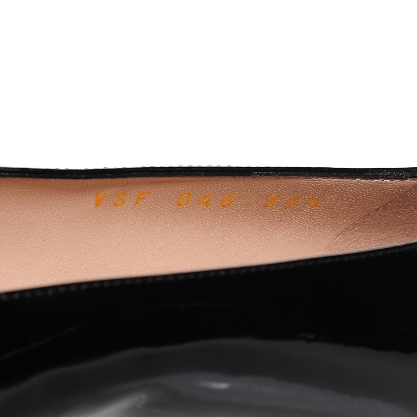 Patent Loafer Flats 35.5 Black