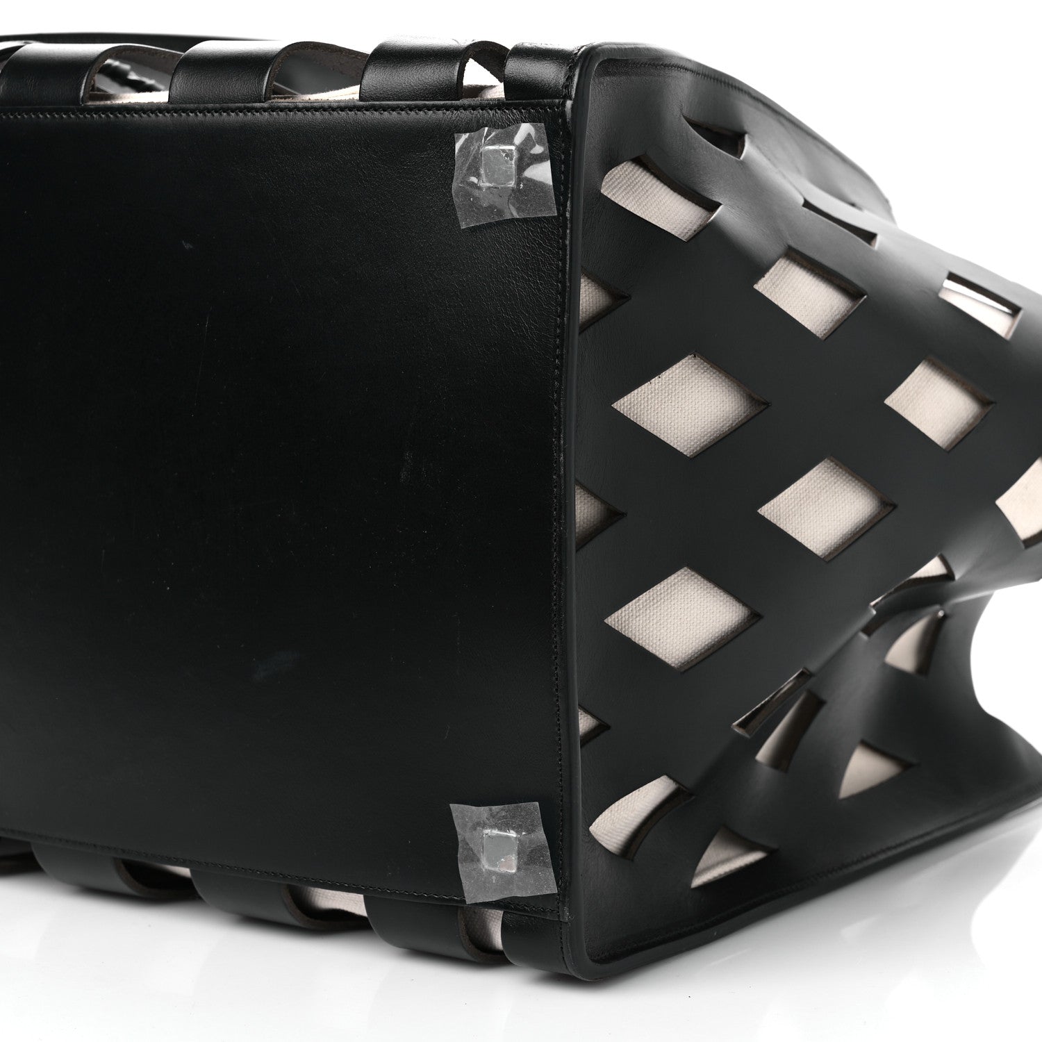Celine Calfskin Medium Cutout Phantom Luggage Black 10 of 11