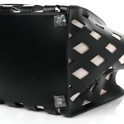 Celine Calfskin Medium Cutout Phantom Luggage Black 10 of 11