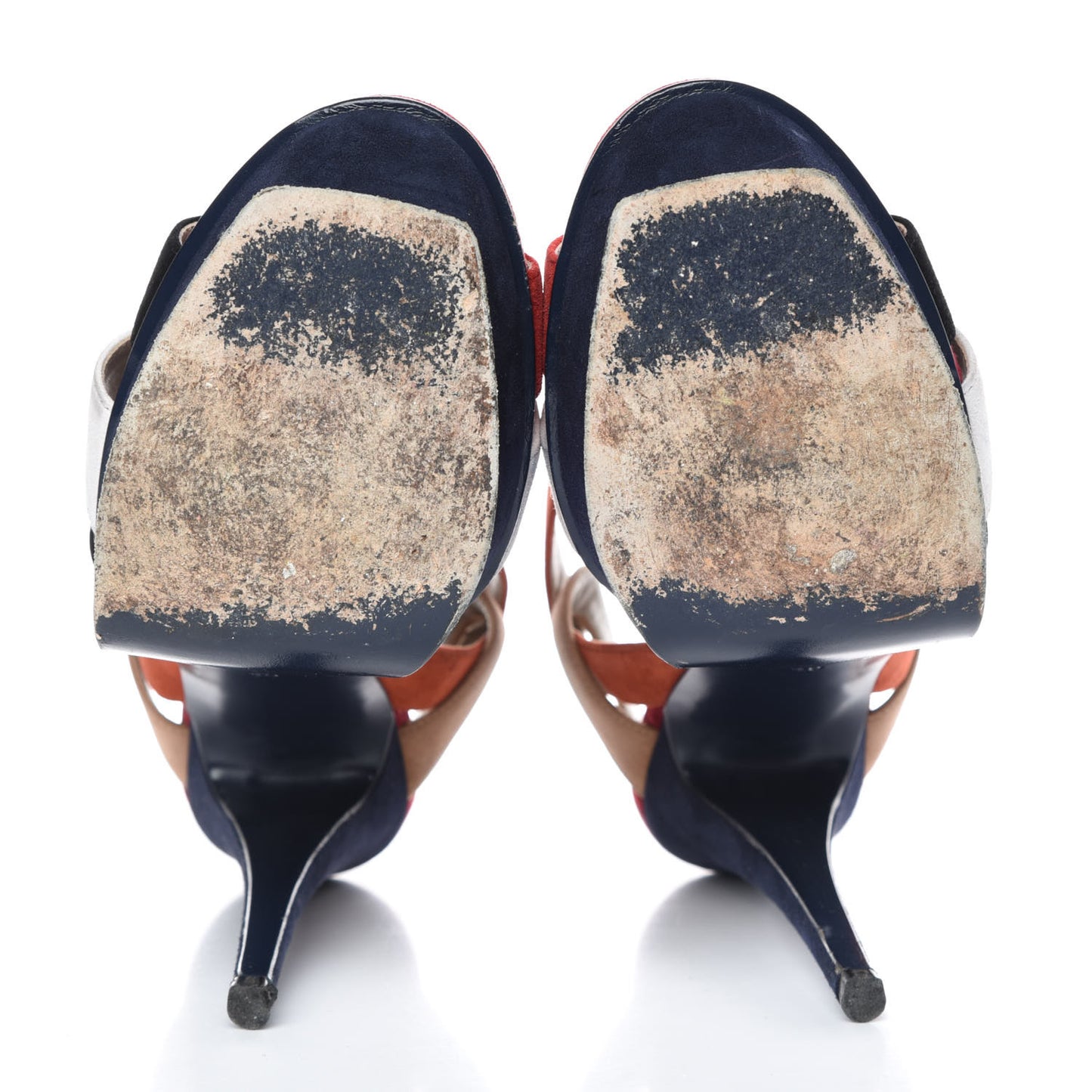 Suede Tribute 105 Platform Sandals 40 Multicolor
