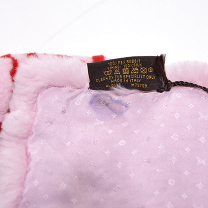 Louis Vuitton Rabbit Fur Bi Stamp Echarpe Rose Poudre 4 of 5