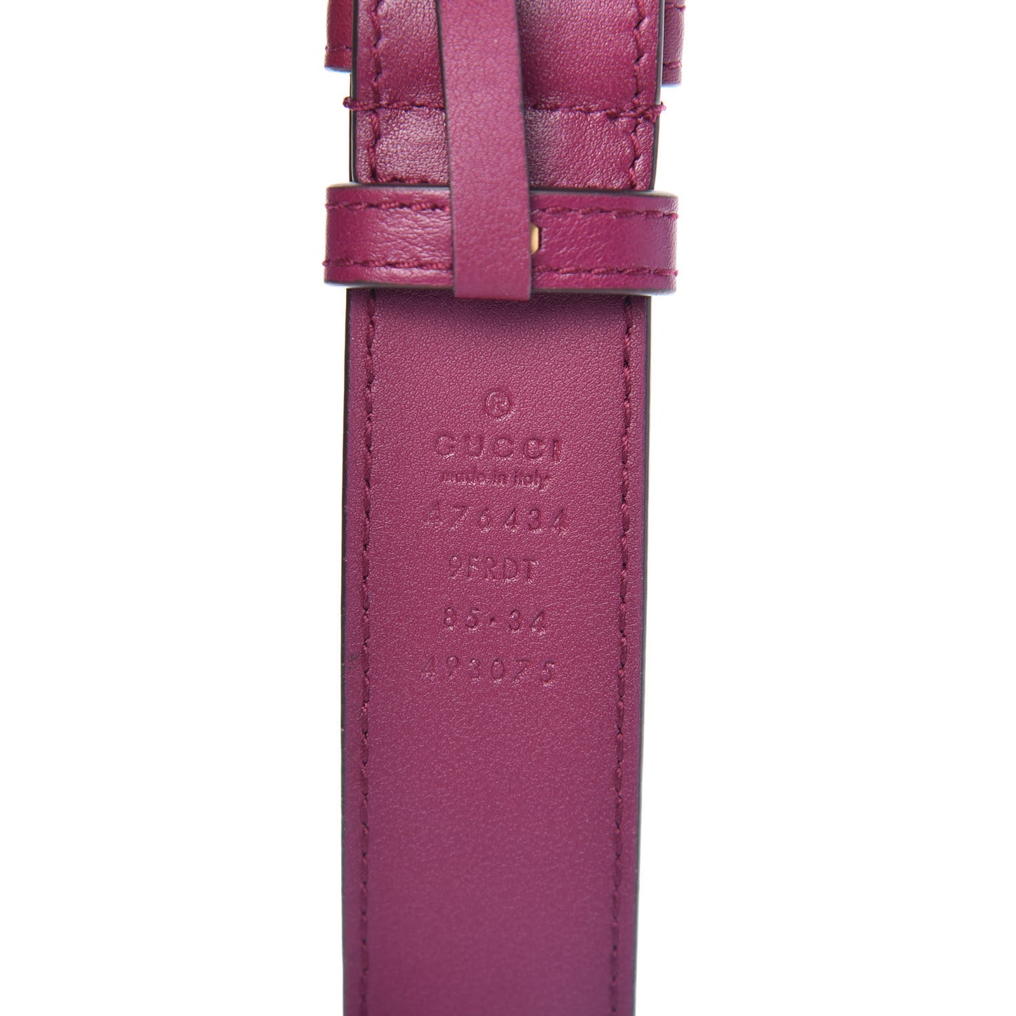 Velvet Matelasse GG Marmont Belt Bag 85 34 Fuchsia Violet Cyclamen