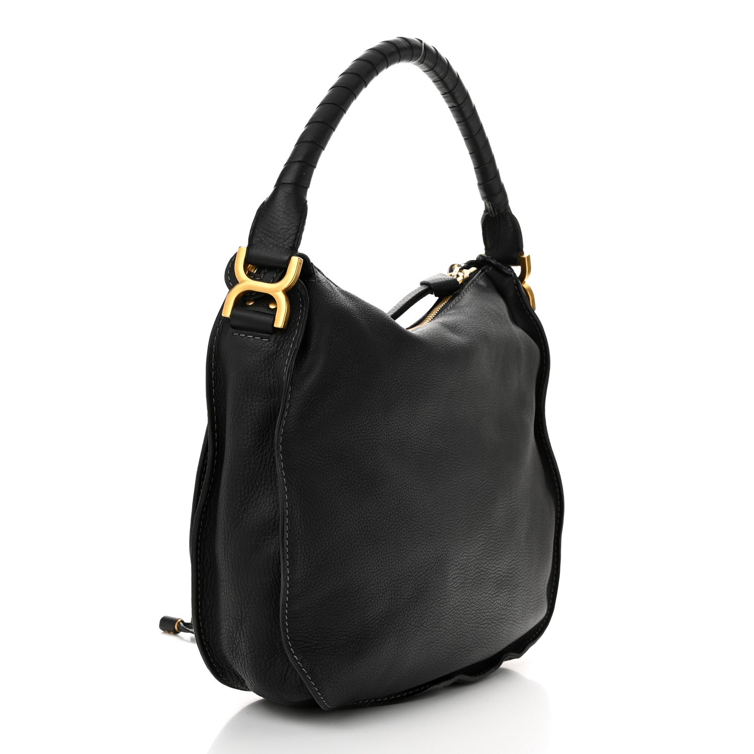 Chloe Calfskin Medium Marcie Hobo Black 3 of 10