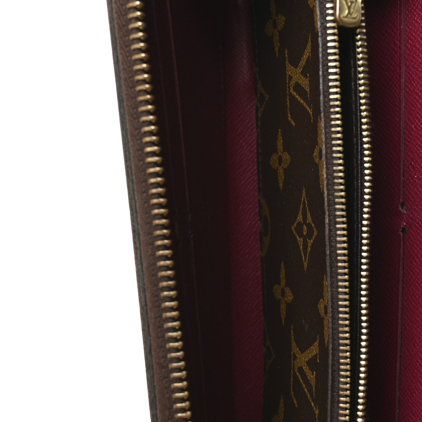 Monogram Clemence Wallet Fuchsia
