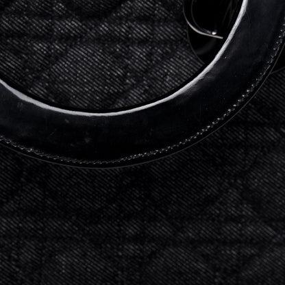 Christian Dior Denim Cannage Large Lady Dior Black 14 of 17