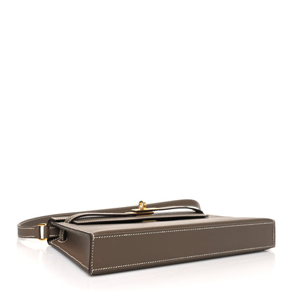 Hermes Madame Calfskin Kelly Elan Etoupe 4 of 11