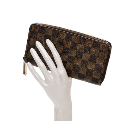 Louis Vuitton Damier Ebene Zippy Wallet 2 of 9