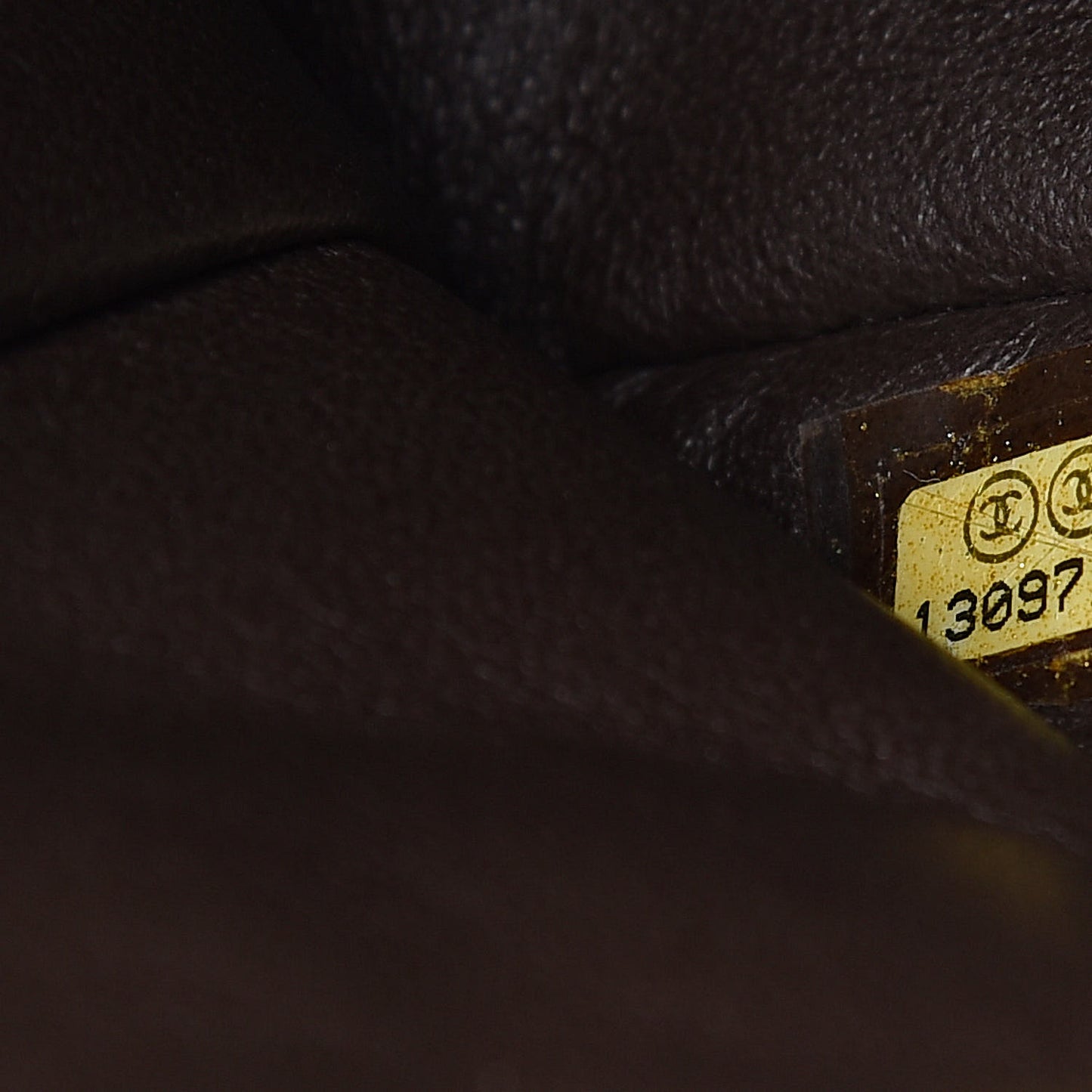 Lambskin Quilted Maxi Single Flap Brown