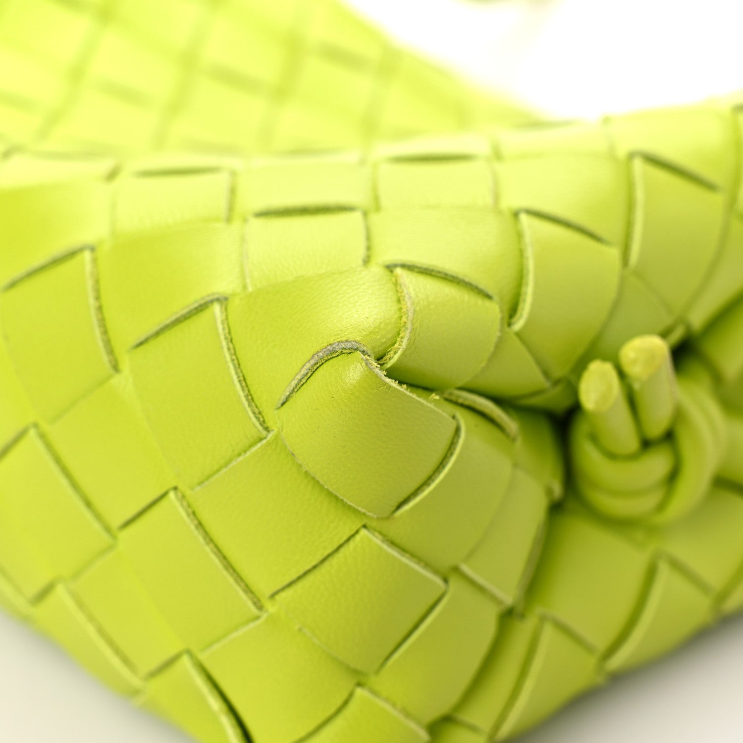 Bottega Veneta Nappa Intrecciato Mini Loop Camera Bag Acid Kiwi 10 of 10