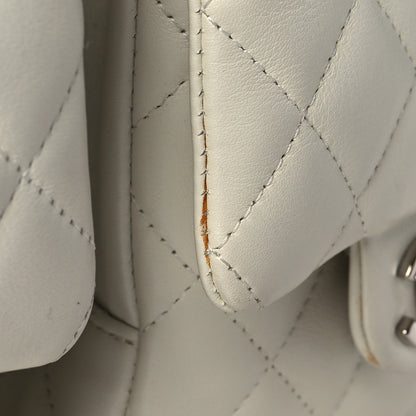 Chanel Calfskin Quilted Large Cambon Multipocket Reporter White 12 of 22