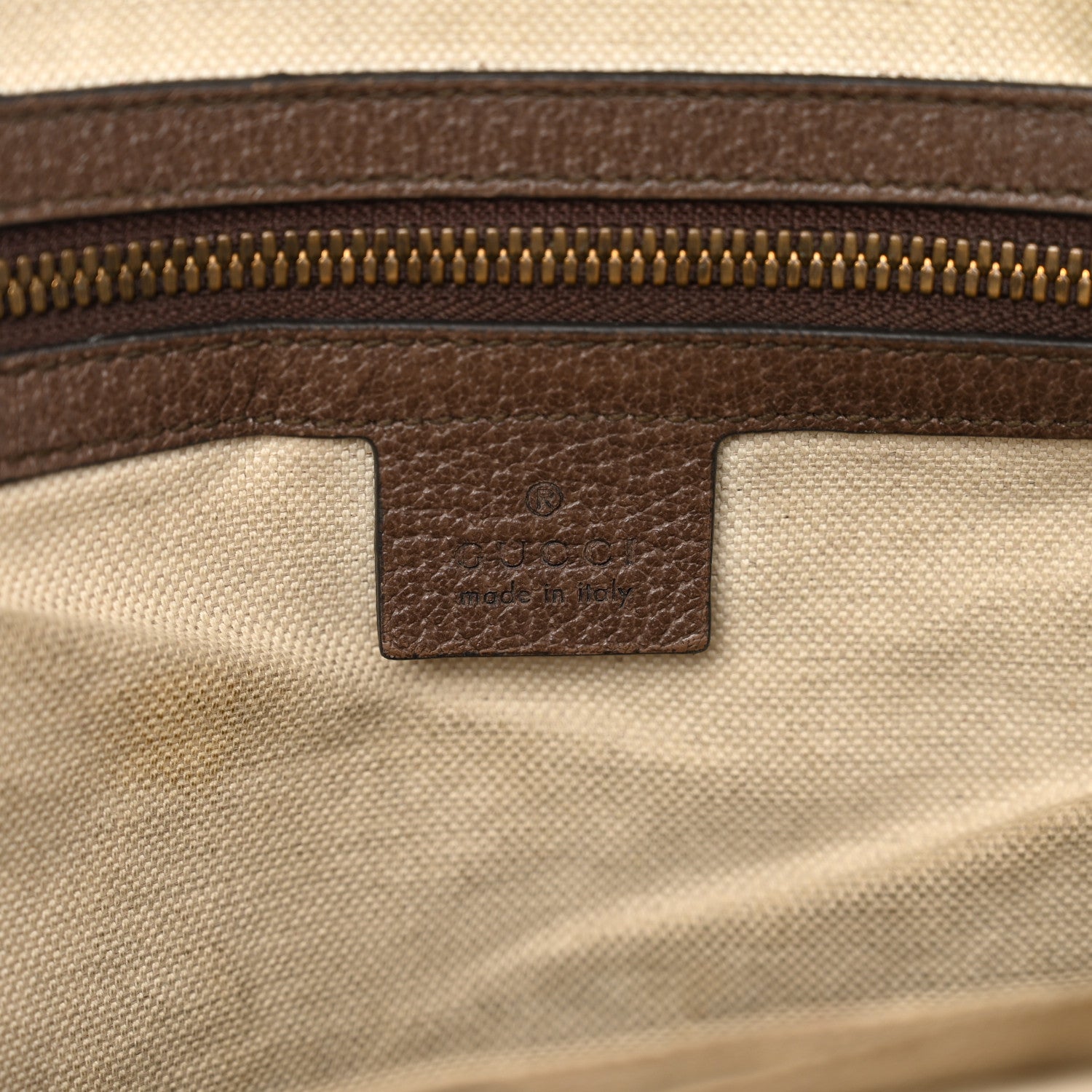 Gucci GG Supreme Monogram Calfskin Web Small Ophidia Day Backpack Beige Ebony New Acero 7 of 12