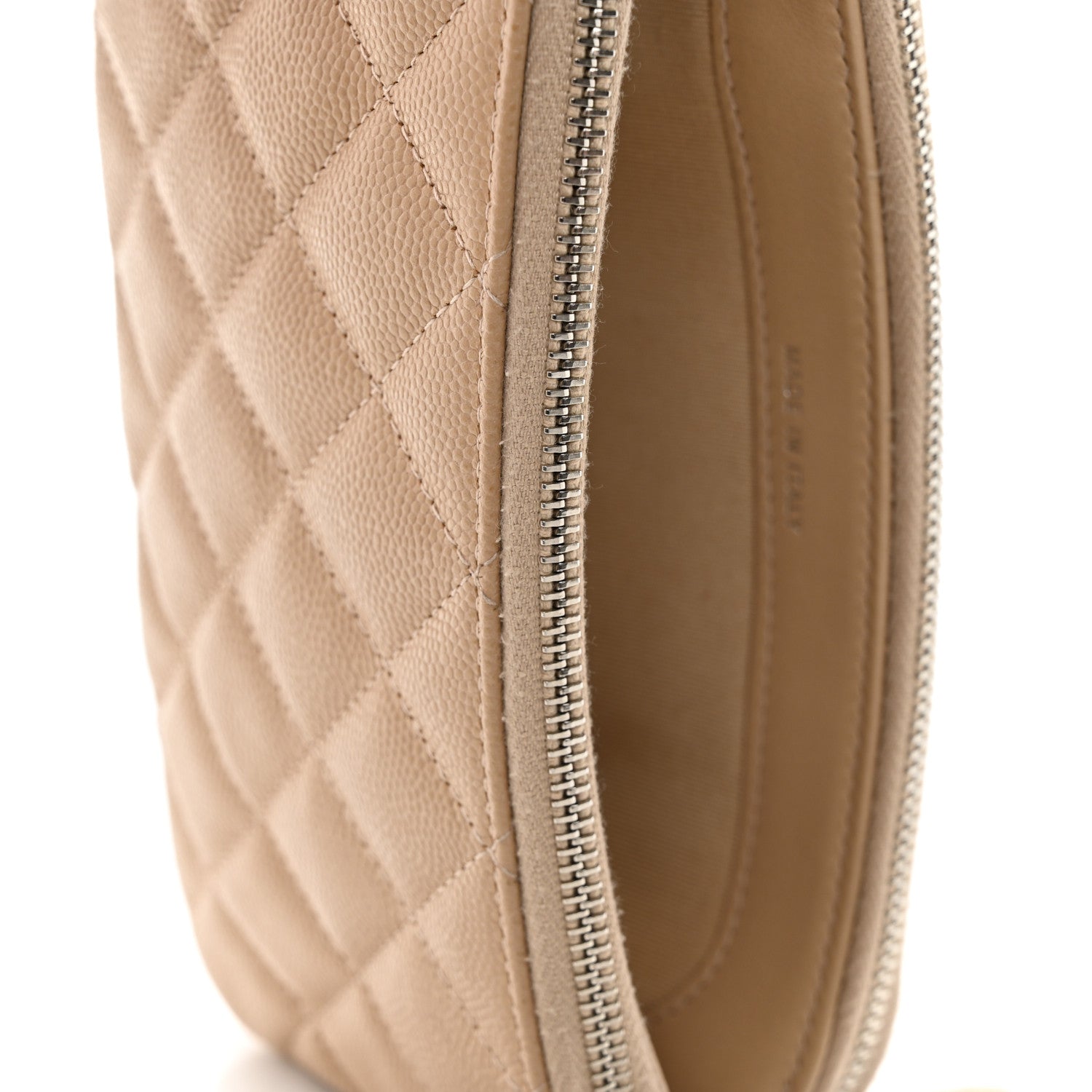 Chanel Iridescent Caviar Quilted Small Clutch With Chain Beige 16 of 16