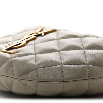 Saint Laurent Lambskin Quilted Icarino Bag Dark Strong Moss 9 of 9