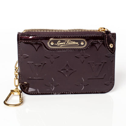 Louis Vuitton Vernis Key Pouch Amarante 1 of 8