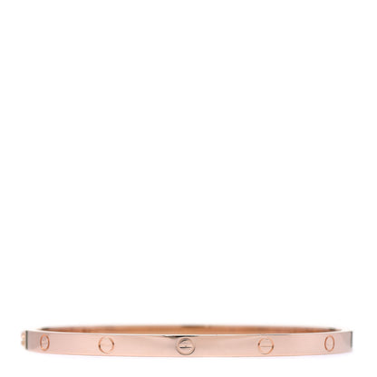 Cartier 18K Pink Gold Small LOVE Bracelet 16 2 of 5