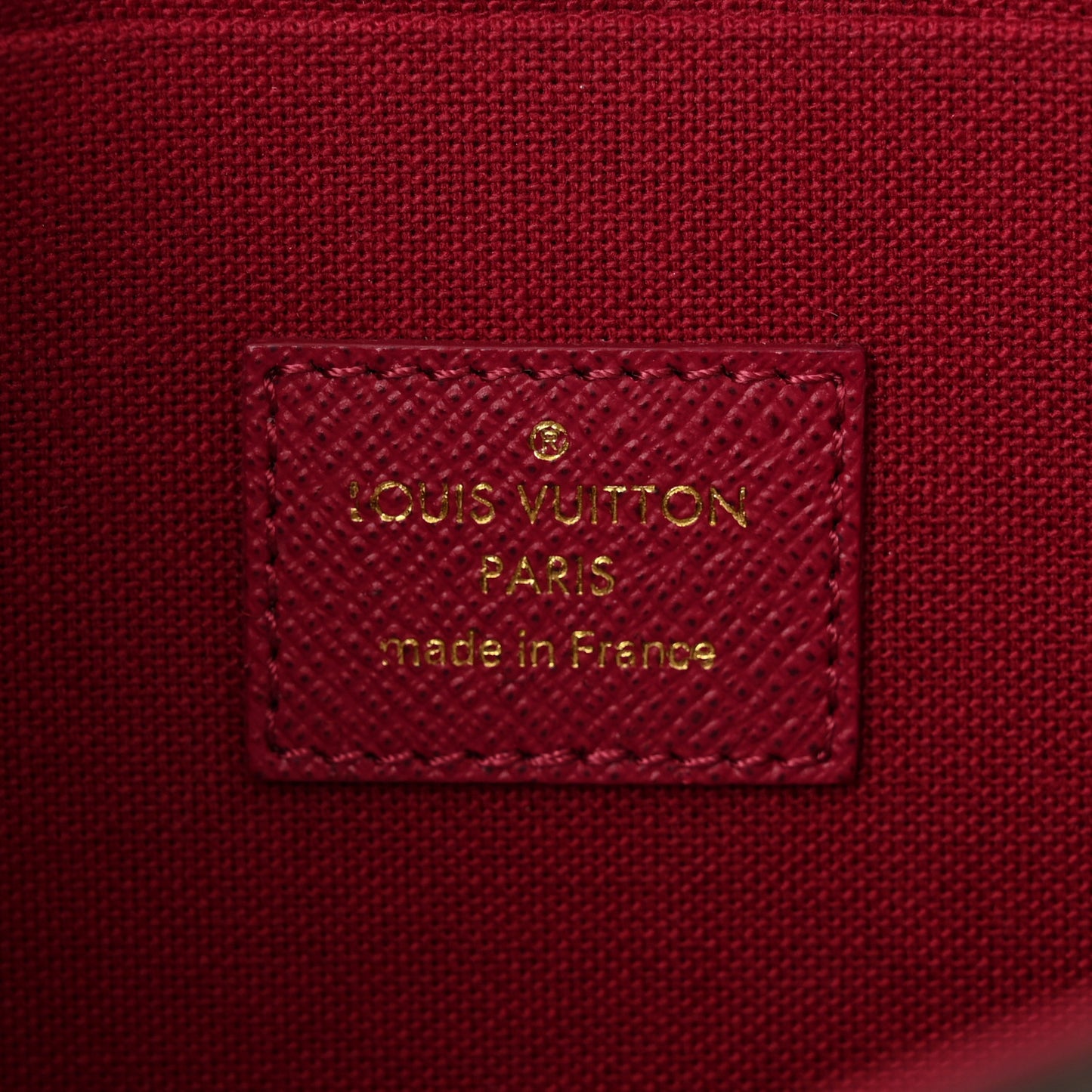 Monogram Pochette Felicie Chain Wallet Fuchsia
